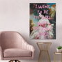 Wallity Pintura Decorativa de Vidrio Templado Multicolor 40 x 60 cm